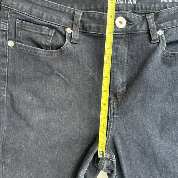Tristan Black Jeans Slim Urban Straight Silhouette Size 12 - Picture 14 of 14